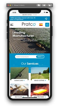 Pratco mobile design