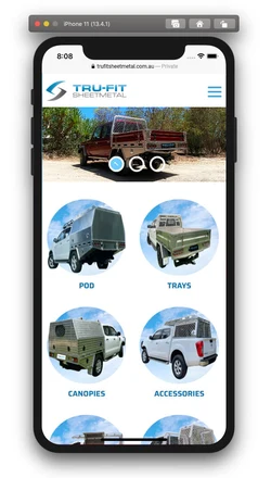 Tru-Fit Sheetmetal mobile design