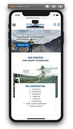 Coleman Crane Rail mobile design