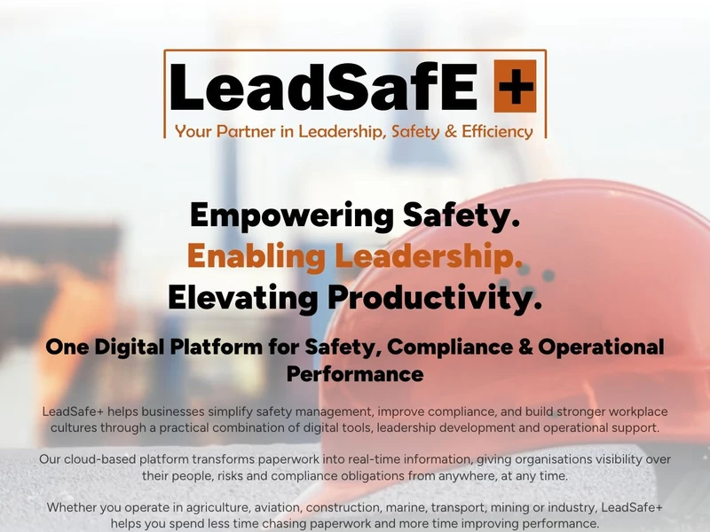 LeadSafePlus homepage design