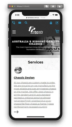 FP Chassis mobile design
