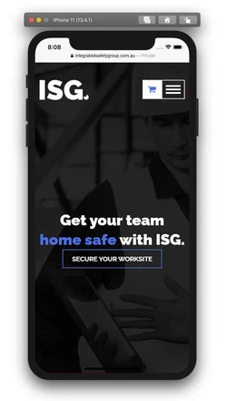 Integrated Safety Group mobile design