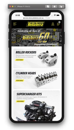 YellaTerra mobile design
